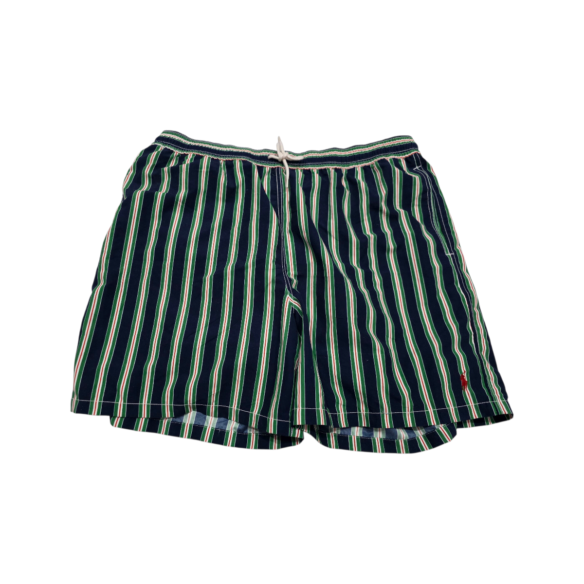 Short Ralph Lauren Xgrande Xl Alto Azul Lineas Verdes