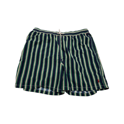 Short Ralph Lauren Xgrande Xl Alto Azul Lineas Verdes
