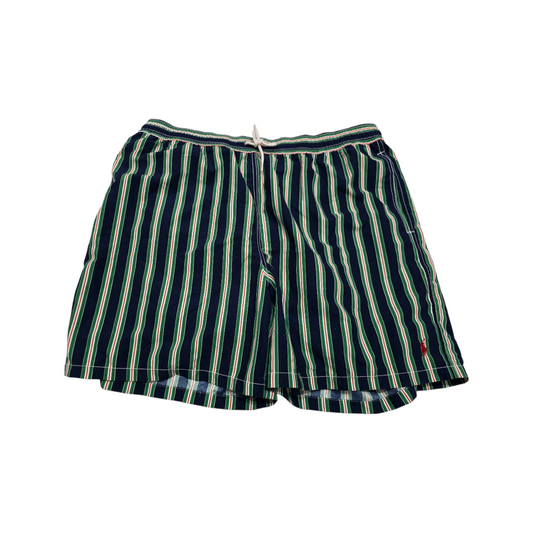 Short Ralph Lauren Xgrande Xl Alto Azul Lineas Verdes