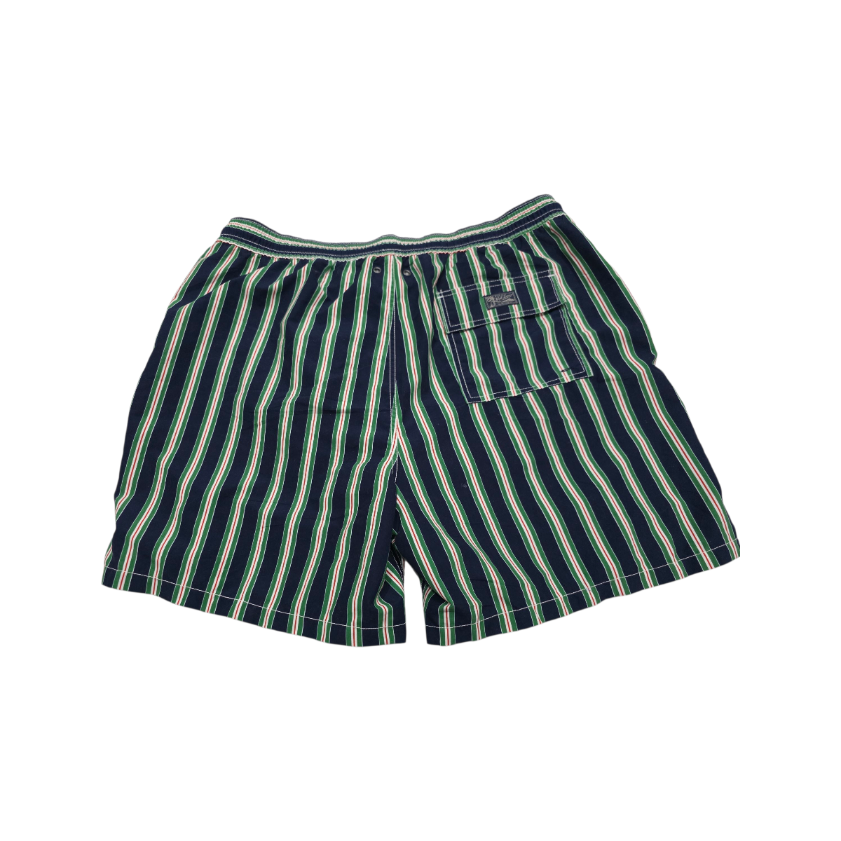Short Ralph Lauren Xgrande Xl Alto Azul Lineas Verdes