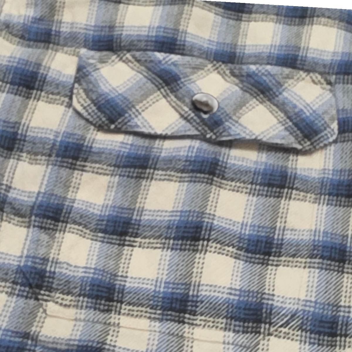 Camisa Patagonia Xxl Cuadro Azul Y Beige