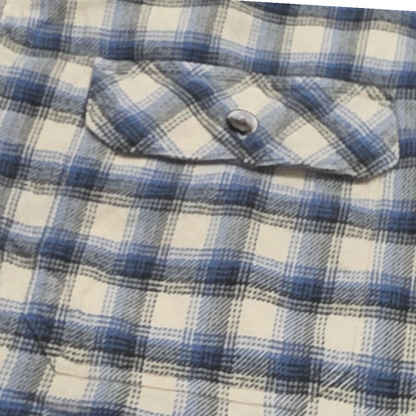 Camisa Patagonia Xxl Cuadro Azul Y Beige
