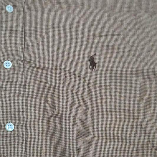 Camisa Ralph Lauren Classic Fit Xgrande Xl Cafe Pony Cafe