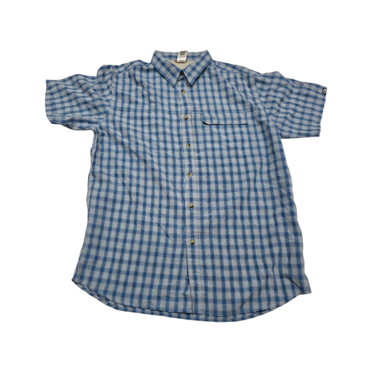 Camisa Manga Corta The North Face Xgrande Xl Cuadro Azul