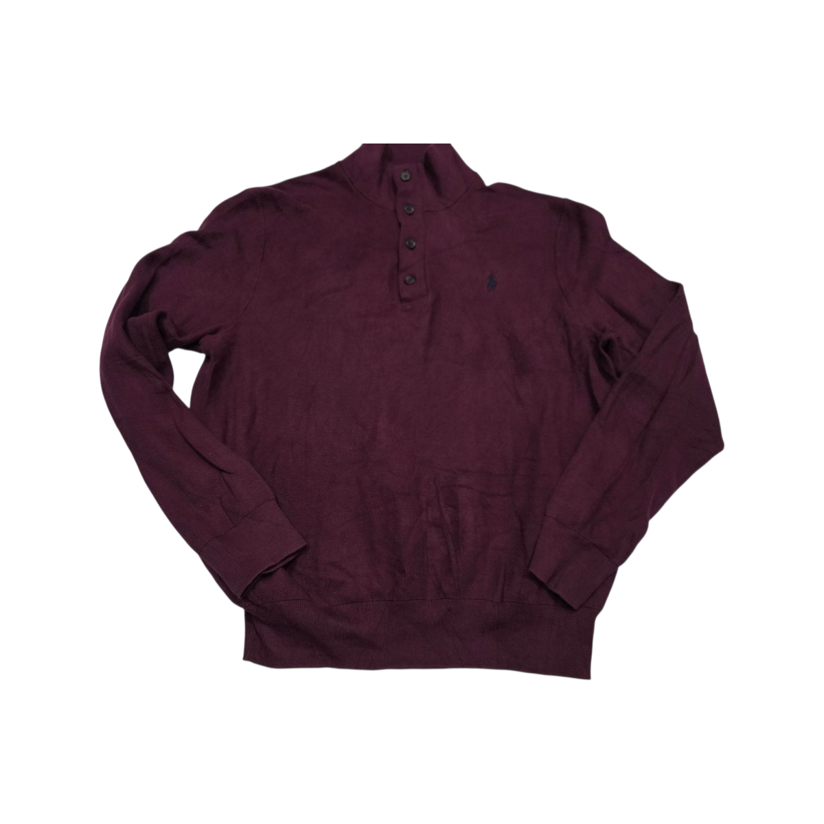 Sueter Ralph Lauren Xgrande Xl Vino Pony Azul
