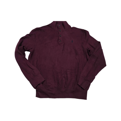 Sueter Ralph Lauren Xgrande Xl Vino Pony Azul