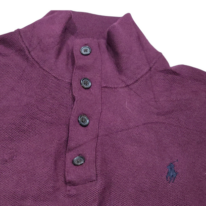 Sueter Ralph Lauren Xgrande Xl Vino Pony Azul