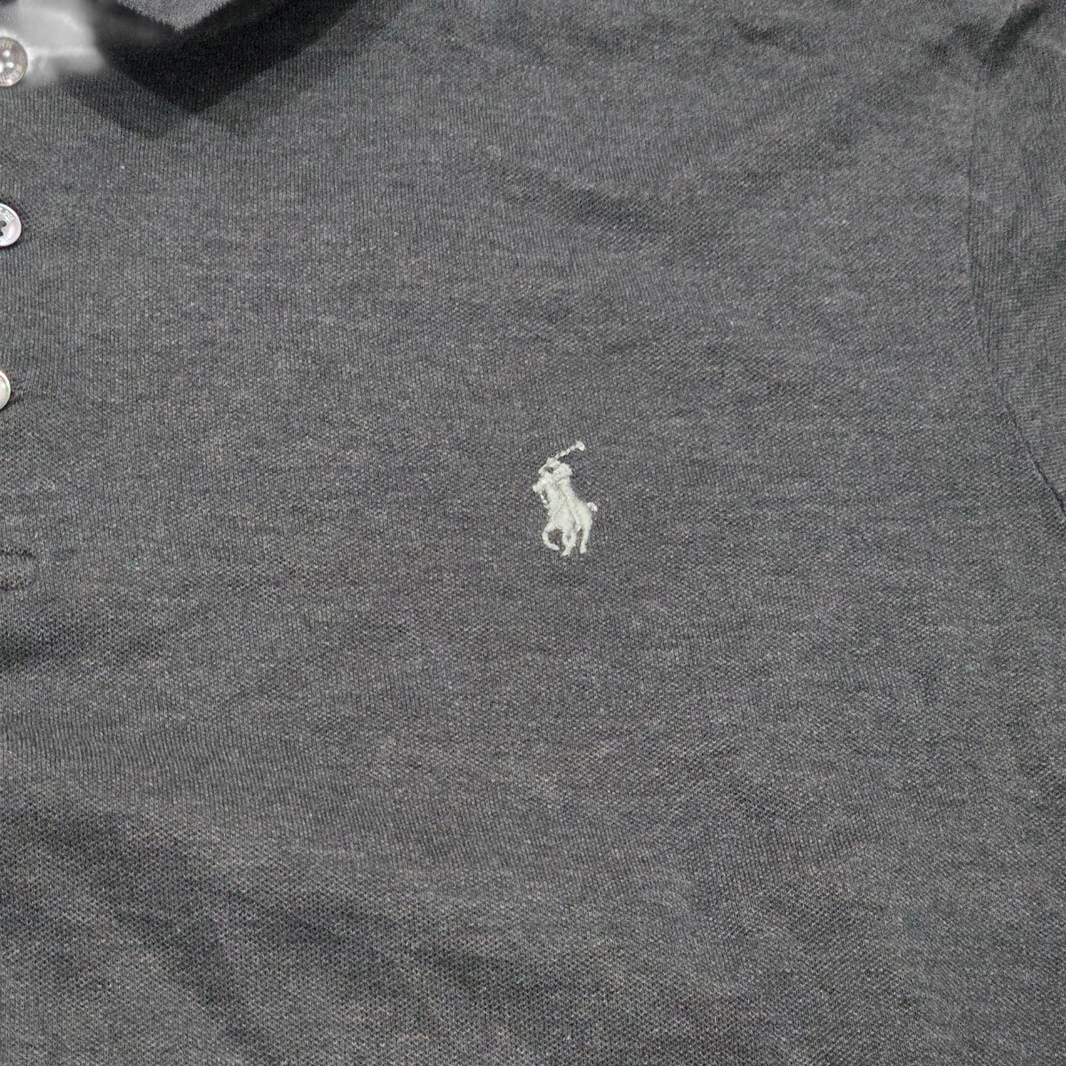 Playera Polo Manga Larga Ralph Lauren Xgrande Xl Gris