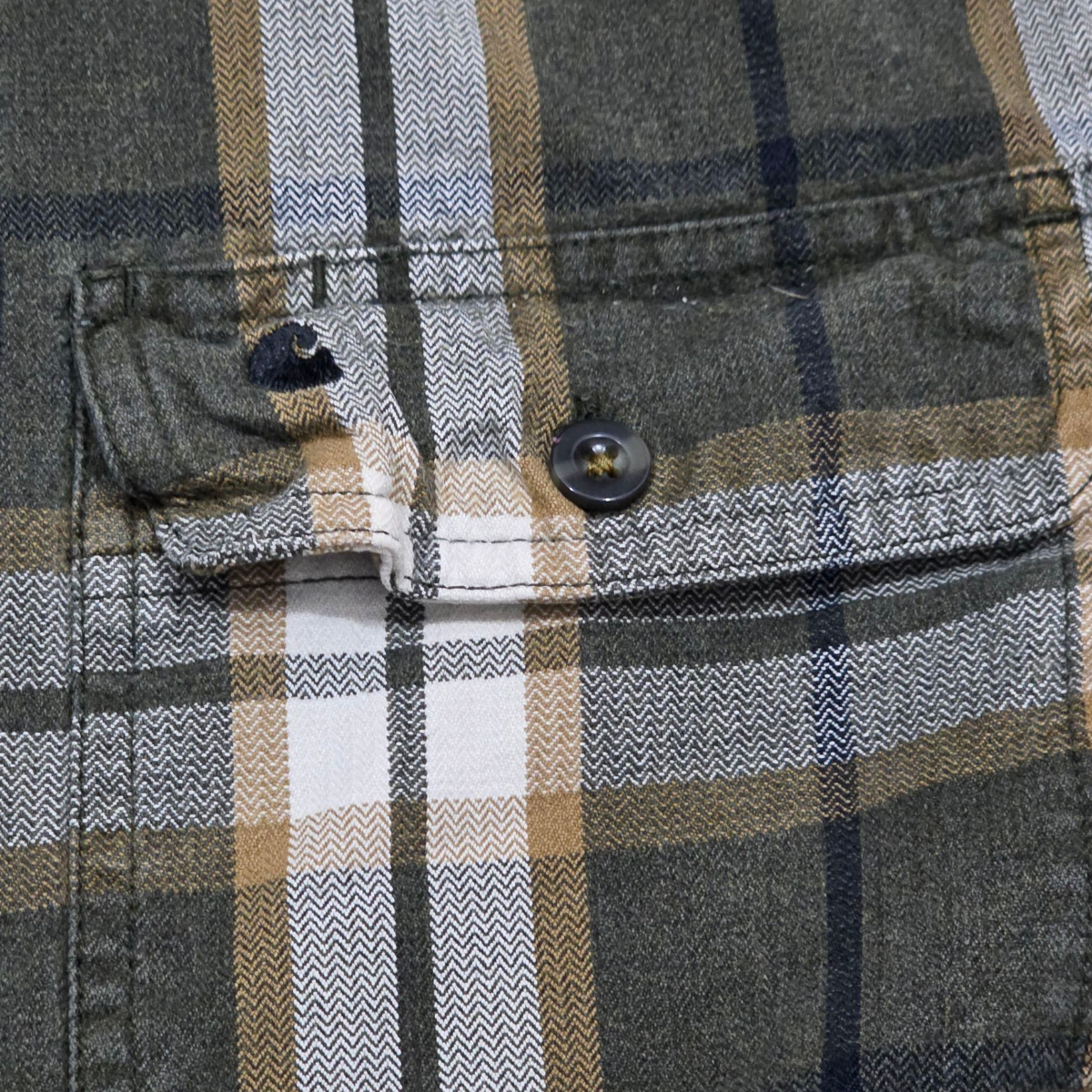 Camisa Carhartt Grande L Cuadro Verde