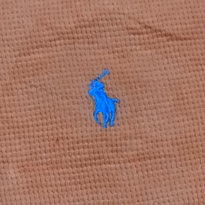 Playera Ralph Lauren Xgrande Xl Naranja Pony Azul