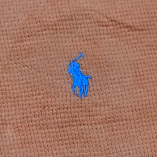 Playera Ralph Lauren Xgrande Xl Naranja Pony Azul