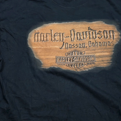 Playera Harley Davidson 2xl Bahamas Moto Negra