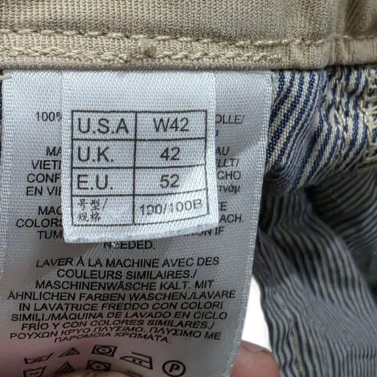Bermuda Brooks Brothers Talla 42 Cafe