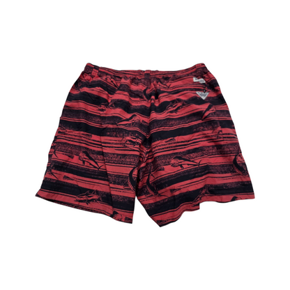 Bermuda Columbia 2xl Lineas Negro Y Coral Intenso