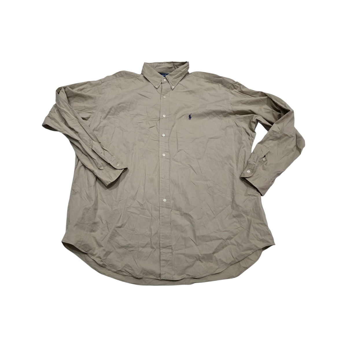 Camisa Ralph Lauren 2xl Blake Cafe Claro