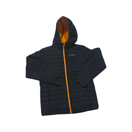 Chamarra Columbia Adolescente Xl 18-20 Negro Naranja