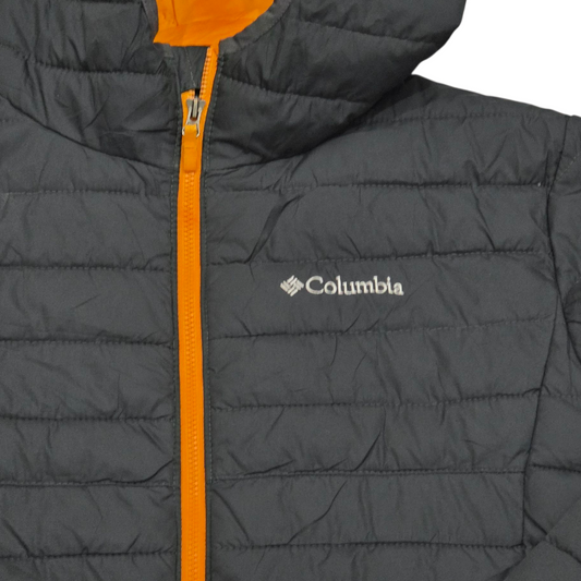Chamarra Columbia Adolescente Xl 18-20 Negro Naranja