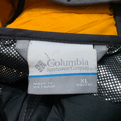 Chamarra Columbia Adolescente Xl 18-20 Negro Naranja