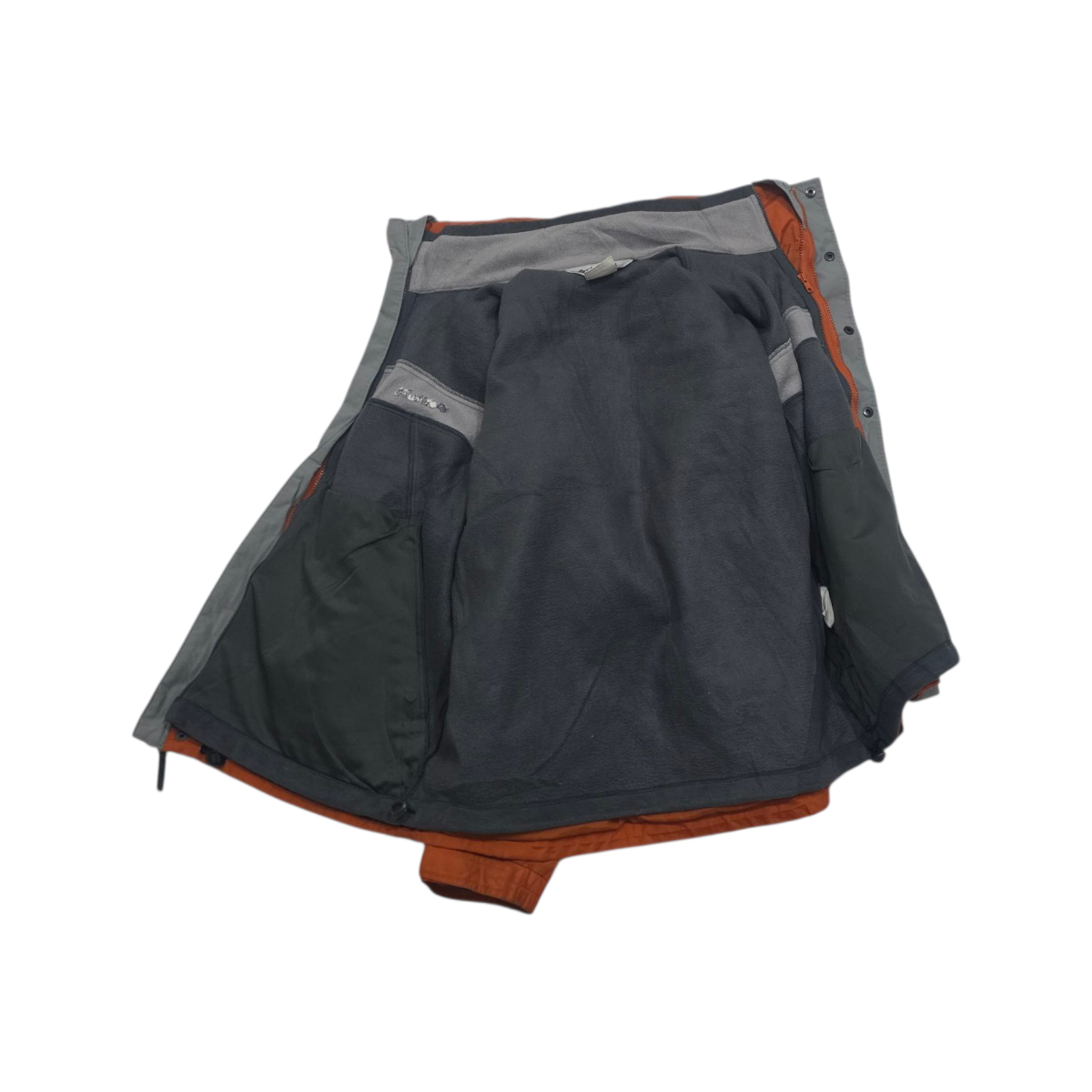 Chamarra 2 En 1 Cross Terra Columbia Mediana M Naranja Gris