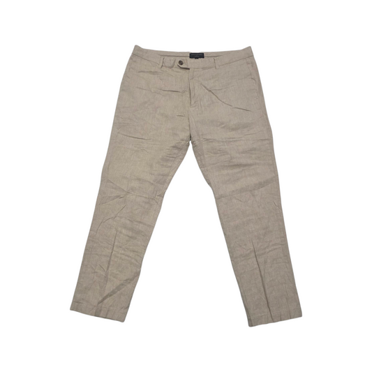 Pantalon Tailored Fit Banana Republic 35x30 Cafe Claro