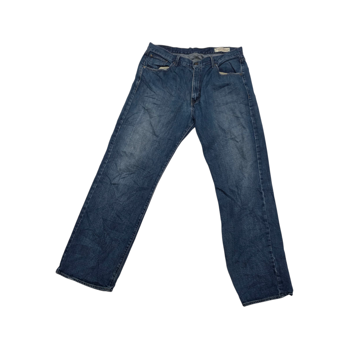 Pantalon Recto Ralph Lauren 38x32 Azul