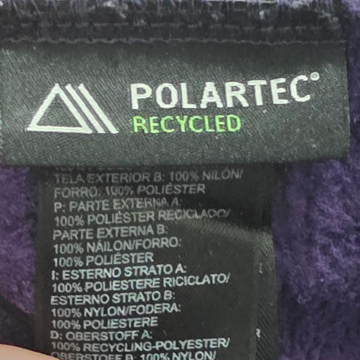 Chamarra Polar The North Face Chico S Morado Con Negro