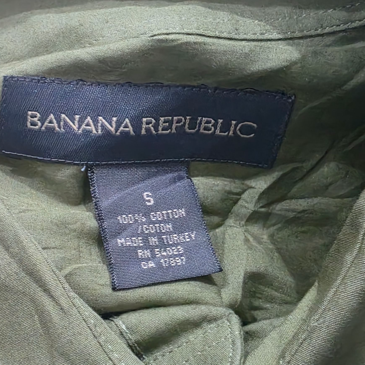 Camisa Banana Republic Chico S Verde