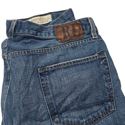 Pantalon Recto Ralph Lauren 38x32 Azul