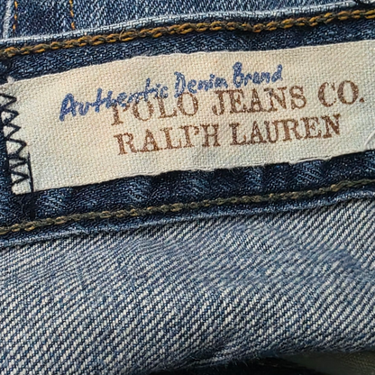 Pantalon Recto Ralph Lauren 38x32 Azul
