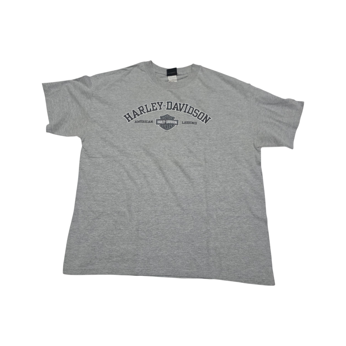 Playera Manga Corta Harley Davidson Grande L Gris