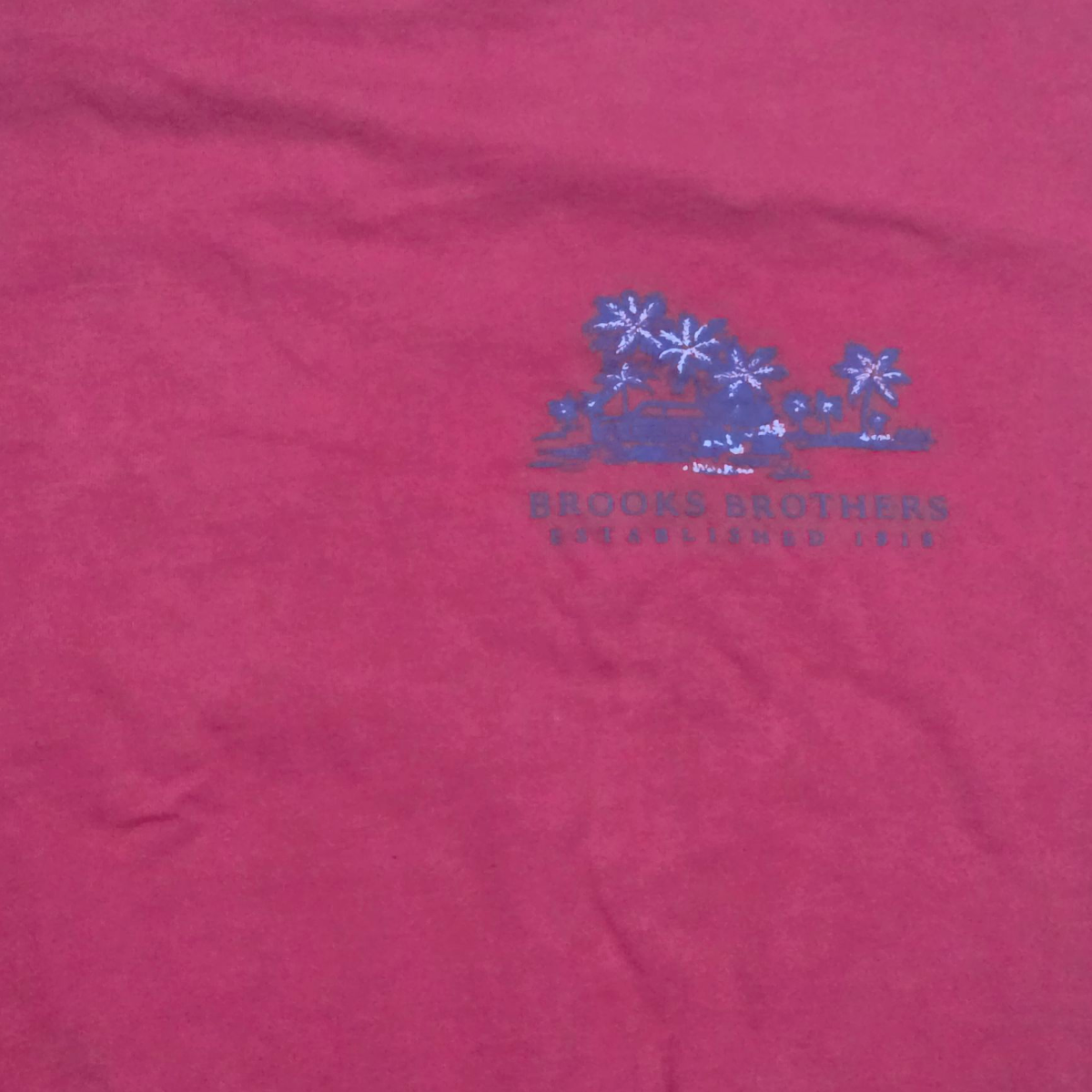 Playera Brooks Brothers Grande L Coral Oscuro