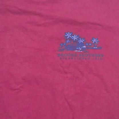 Playera Brooks Brothers Grande L Coral Oscuro