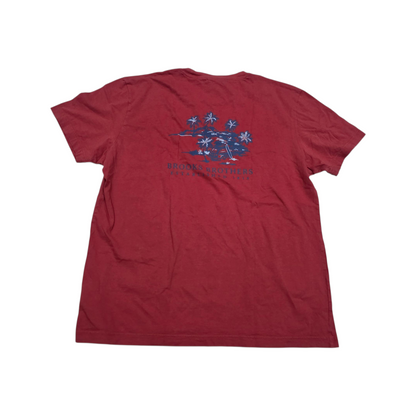 Playera Brooks Brothers Grande L Coral Oscuro