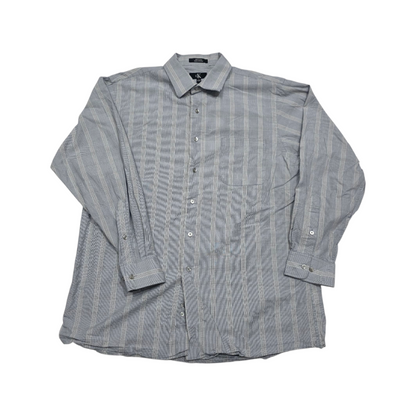 Camisa Calvin Klein Grande L Cuadro Gris