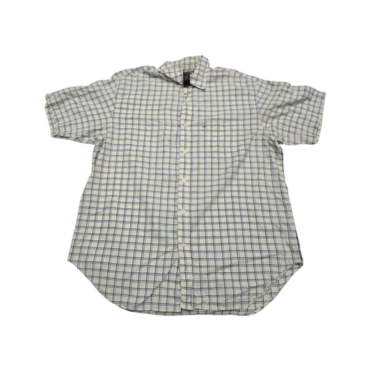 Camisa Ralph Lauren Xgrande Xl Cuadro Beige