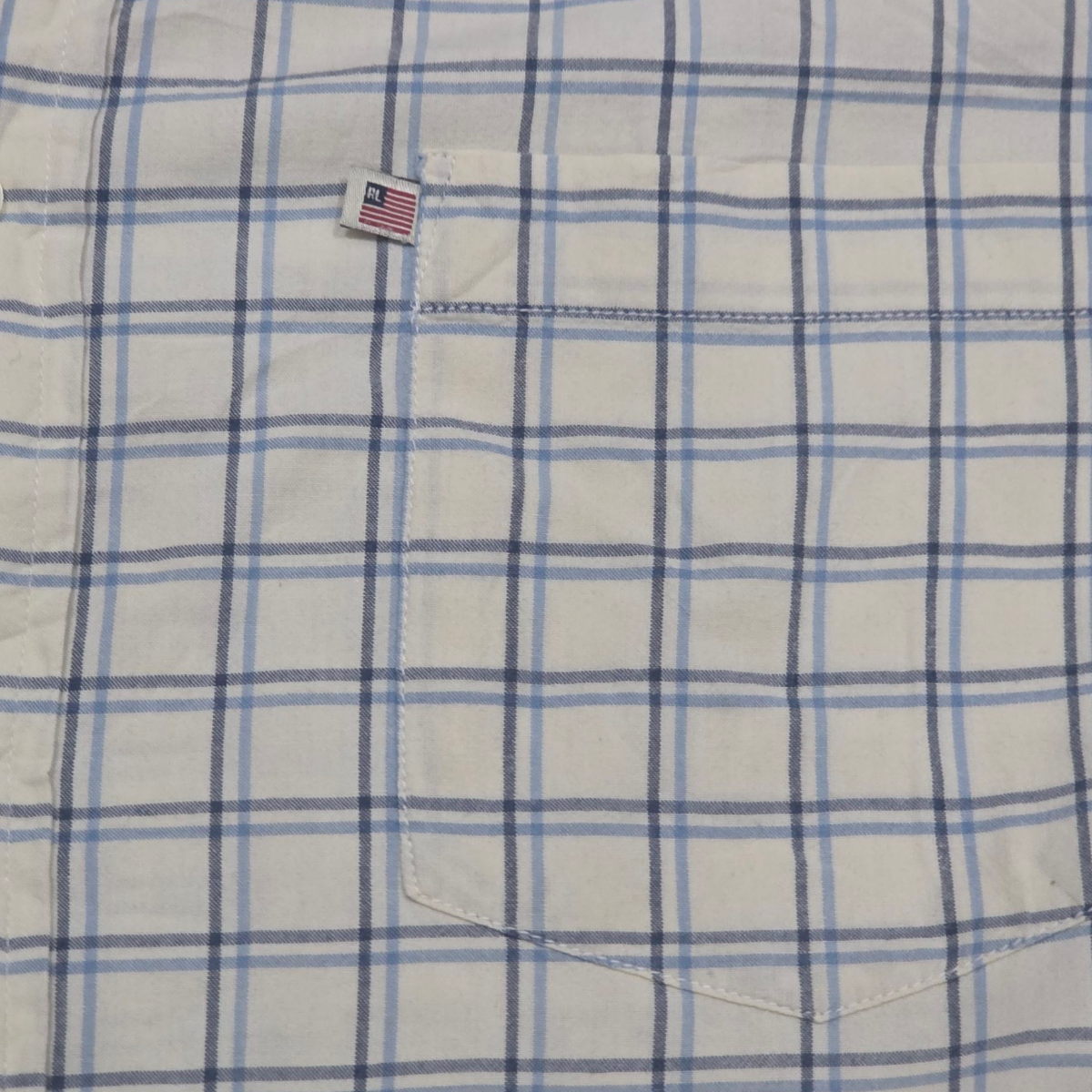 Camisa Ralph Lauren Xgrande Xl Cuadro Beige