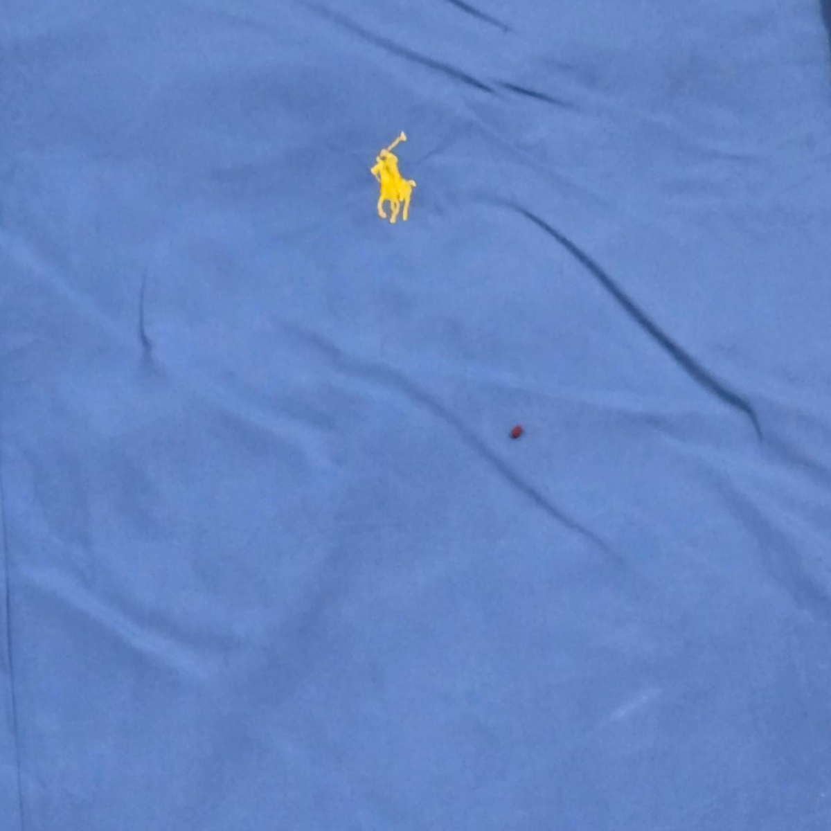 Camisa Classic Fit Ralph Lauren 2xl Azul Pony Amarillo