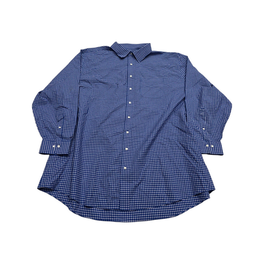 Camisa Brooks Brothers 4xl 20 36-37 Cuadro Azul