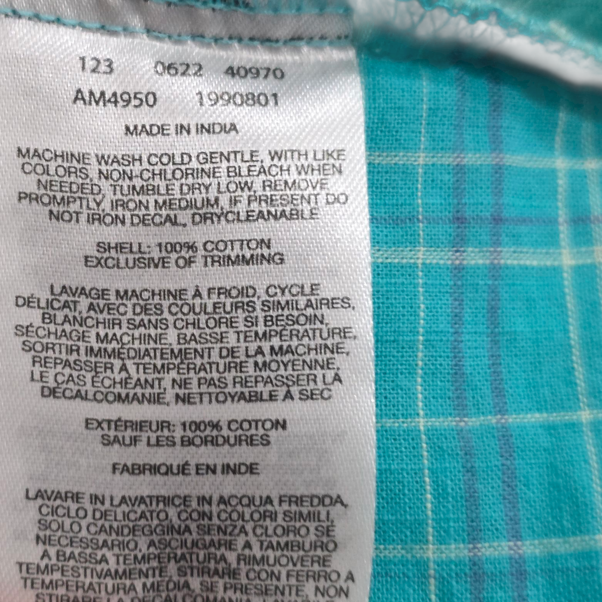 Camisa Regular Fit Manga Corta Columbia Mediana M Azul