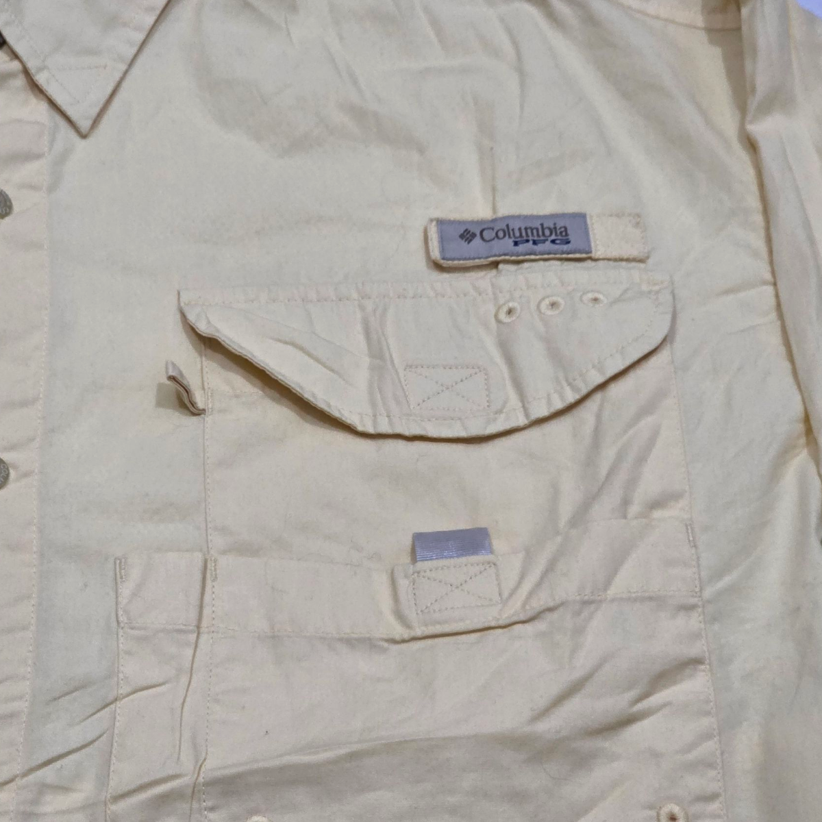 Camisa Columbia Grande L Amarillo