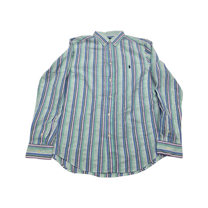 Camisa Ralph Lauren Adolescente Xl 18-20 Lineas Colores