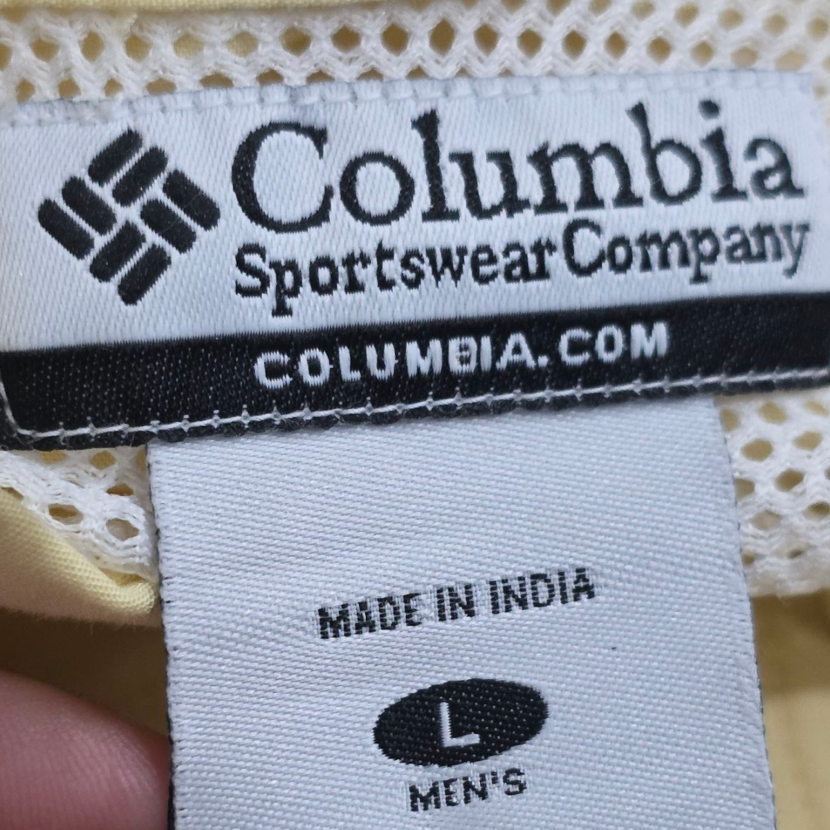 Camisa Columbia Grande L Amarillo