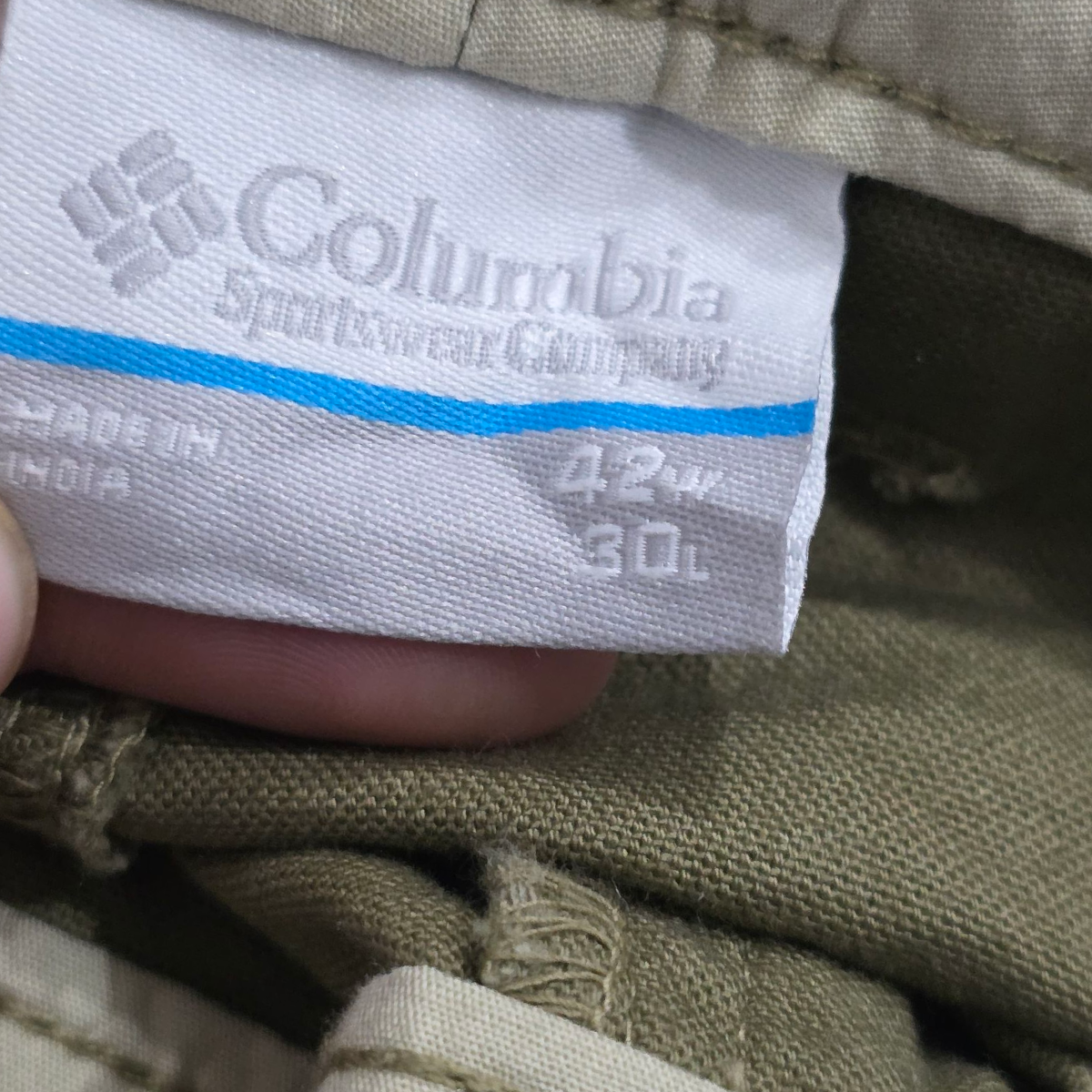 Pantalon Recto Columbia 42x30 Verde