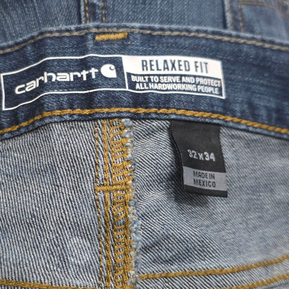 Pantalon Relaxed Fit Carhartt 32x34 Azul