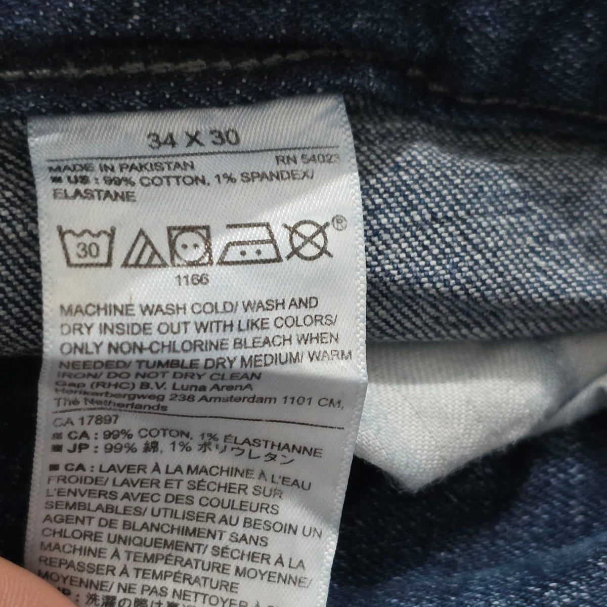 Pantalon Banana Republic 34x30 Slimfit Azul