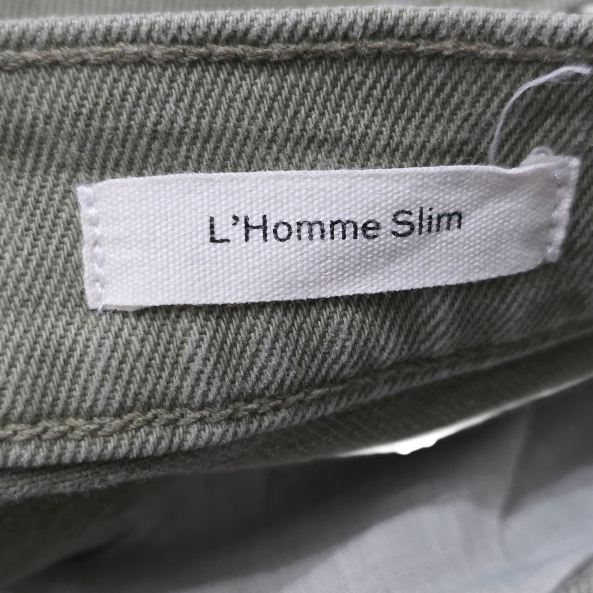 Pantalon Frame 36 Verde Slimfit