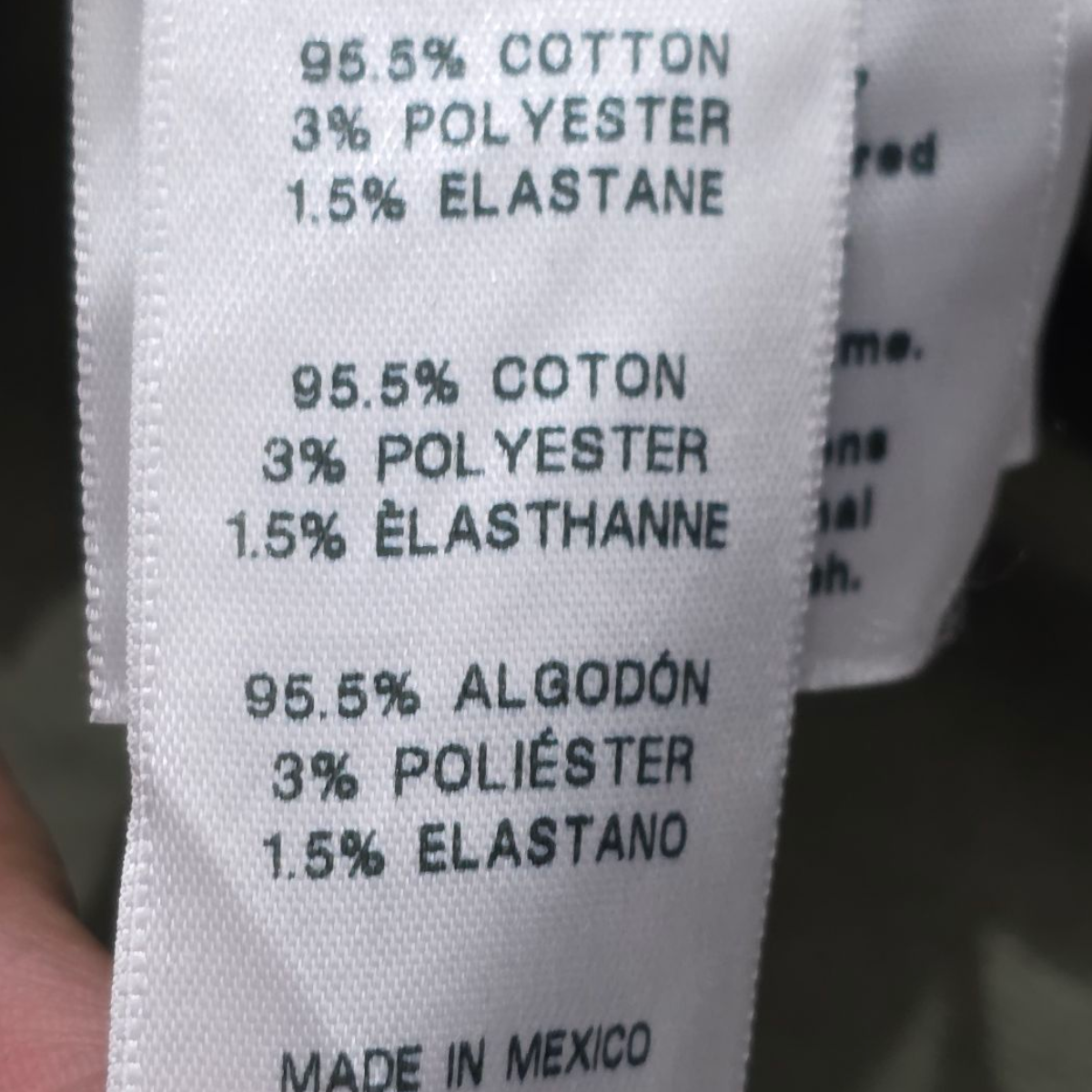 Pantalon Frame 36 Verde Slimfit