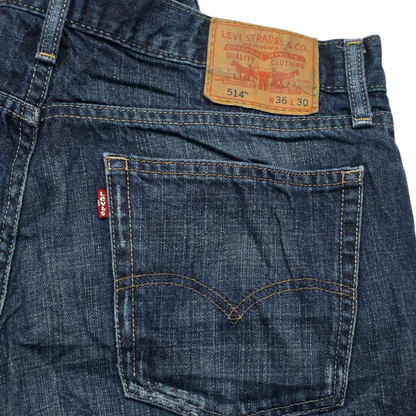 Pantalon Levis 514 36x30 Slimfit Azul