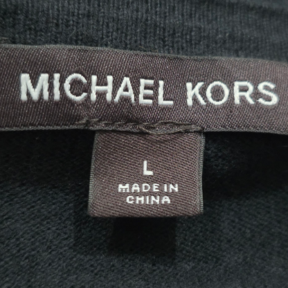 Sueter Michael Kors Grande L Negro Cuello Redondo