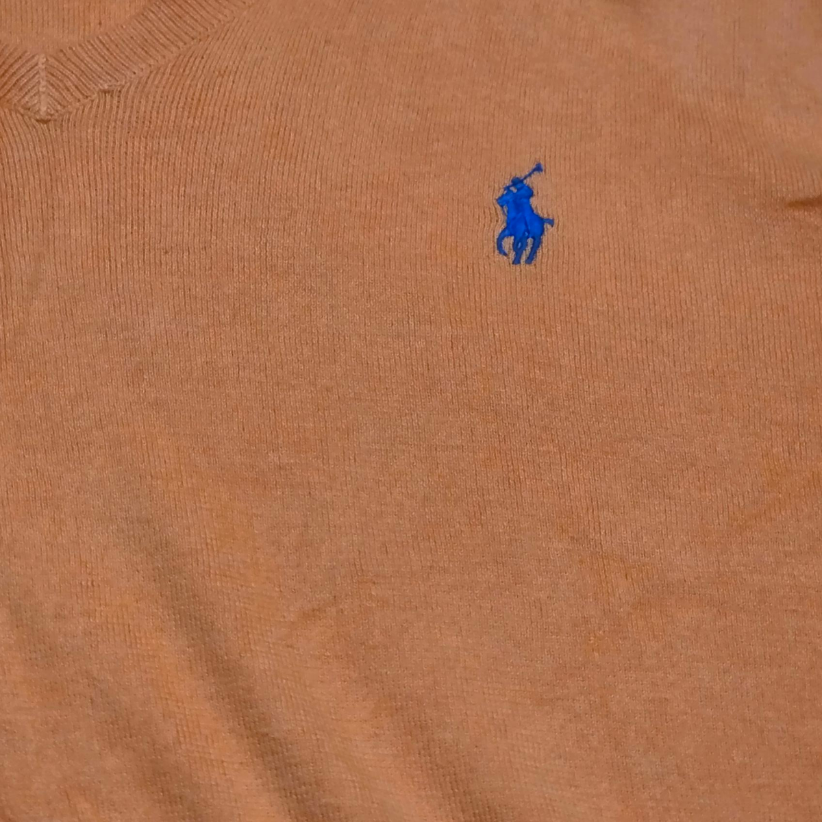 Sueter Ralph Lauren Grande L Naranja Algodon Pima